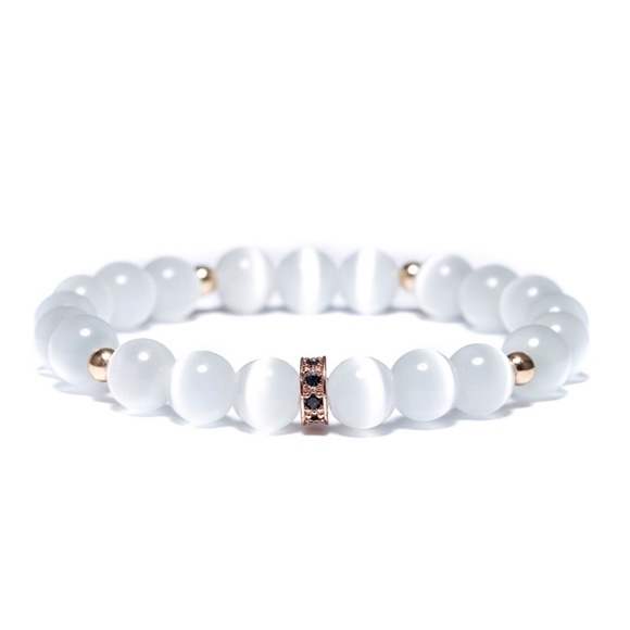 🎁CLEARANCE 🎁Cat eye Glass Beaded Bracelet - Picture 2 of 4